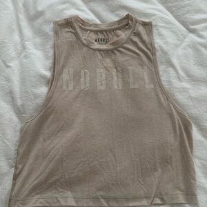NOBULL Women's Beige Muscle Tee